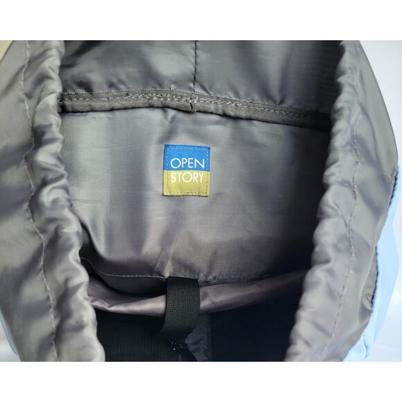 Open Story Bright Light Blue Large Flap Backpack - Picture 6 of 10